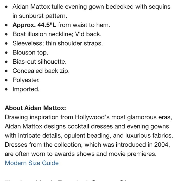 Aidan Mattox Champagne Gold Sunburst Illusion Neckline Gown Dress - Picture 5 of 14